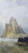 Clarkson Frederick Stanfield St. Michael's Mount, Cornwall Spain oil painting artist